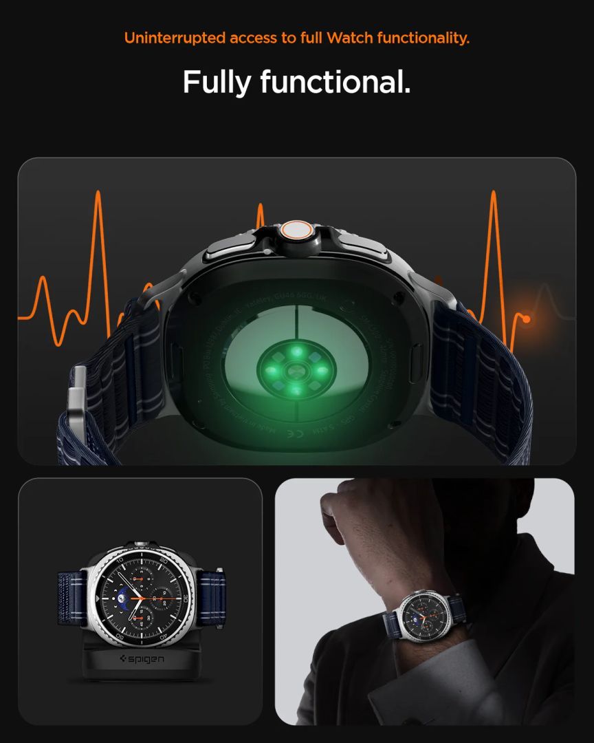 Spigen Fabric Band for Samsung Galaxy Watch 8 46mm/44mm/40mm Navy Spigen Fabric Band for Samsung Galaxy Watch 8 46mm/44mm/40mm Navy