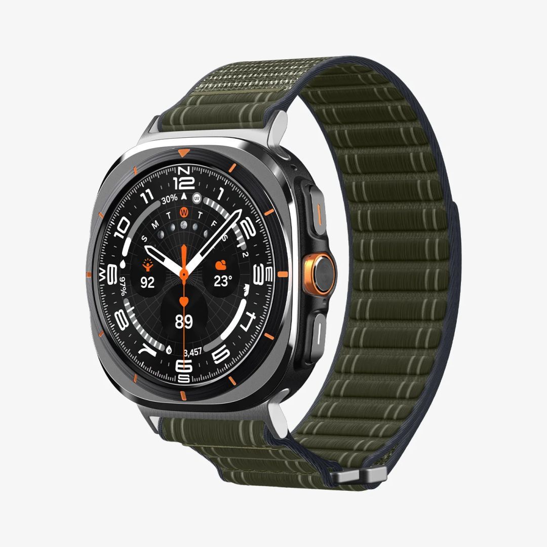 Spigen Fabric Band for Samsung Galaxy Watch Ultra 47mm Green