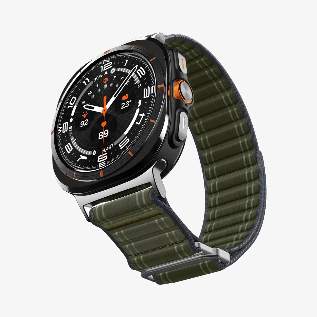 Spigen Fabric Band for Samsung Galaxy Watch Ultra 47mm Green
