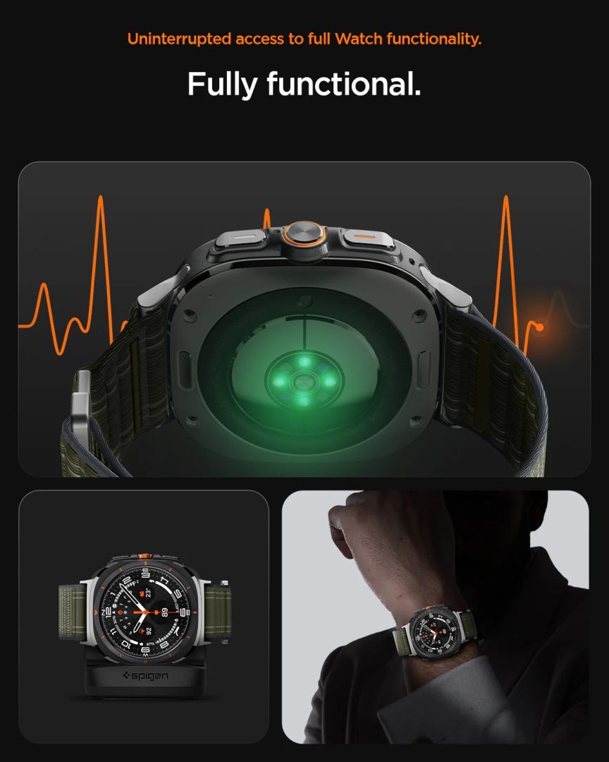 Spigen Fabric Band for Samsung Galaxy Watch Ultra 47mm Green