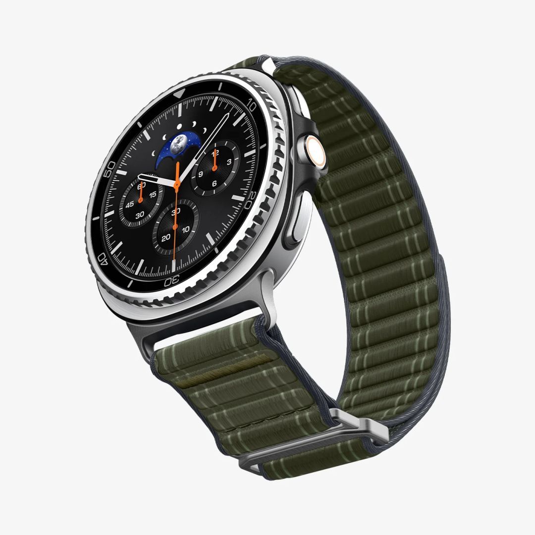 Spigen Fabric Band for Samsung Galaxy Watch 8 46mm/44mm/40mm Green Spigen Fabric Band for Samsung Galaxy Watch 8 46mm/44mm/40mm Green