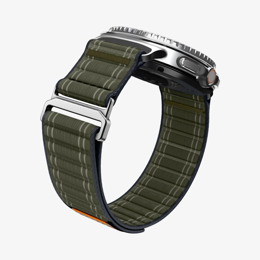 Spigen Fabric Band for Samsung Galaxy Watch 8 46mm/44mm/40mm Green Spigen Fabric Band for Samsung Galaxy Watch 8 46mm/44mm/40mm Green