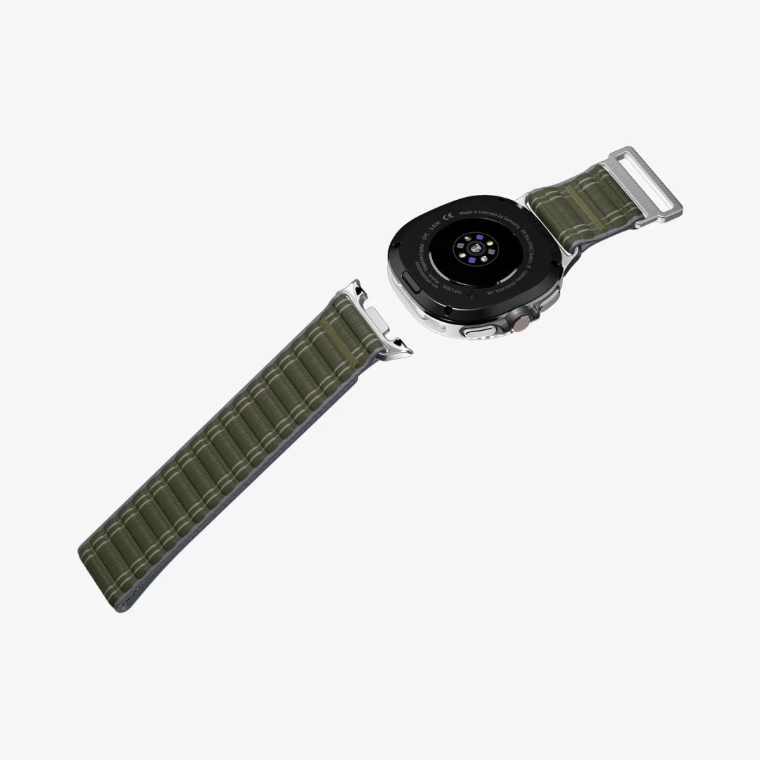 Spigen Fabric Band for Samsung Galaxy Watch 8 46mm/44mm/40mm Green Spigen Fabric Band for Samsung Galaxy Watch 8 46mm/44mm/40mm Green