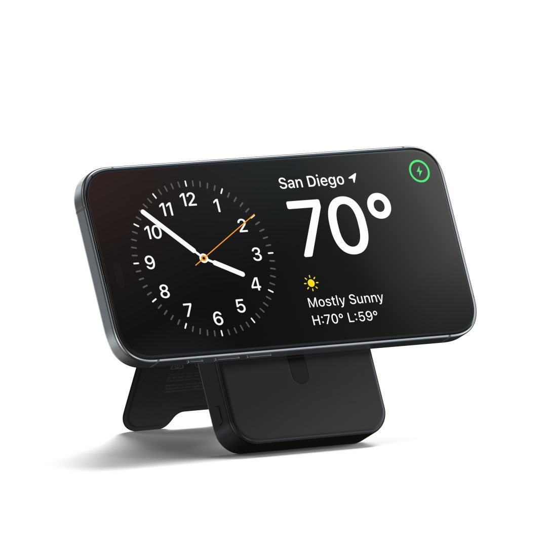 Satechi Qi2 10K Magnetic 10000mAh PowerBank with Stand Black Satechi Qi2 10K Magnetic 10000mAh PowerBank with Stand Black