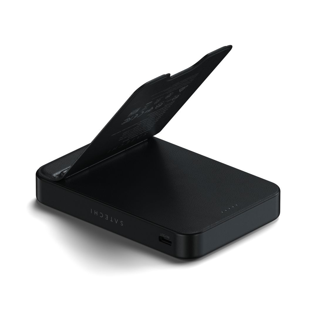 Satechi Qi2 10K Magnetic 10000mAh PowerBank with Stand Black Satechi Qi2 10K Magnetic 10000mAh PowerBank with Stand Black