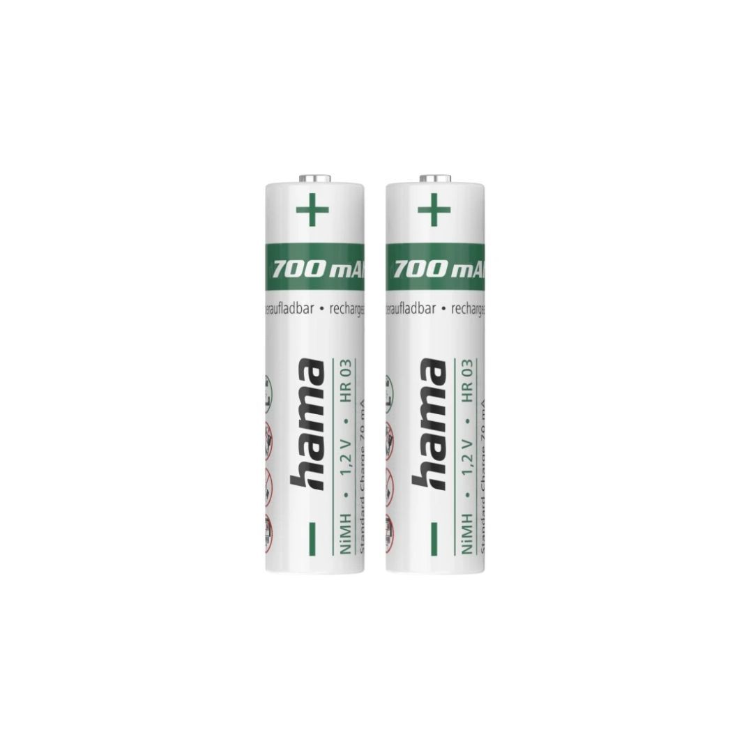 Hama NiMH AAA 700mAh 2db/csomag Hama NiMH AAA 700mAh 2db/csomag