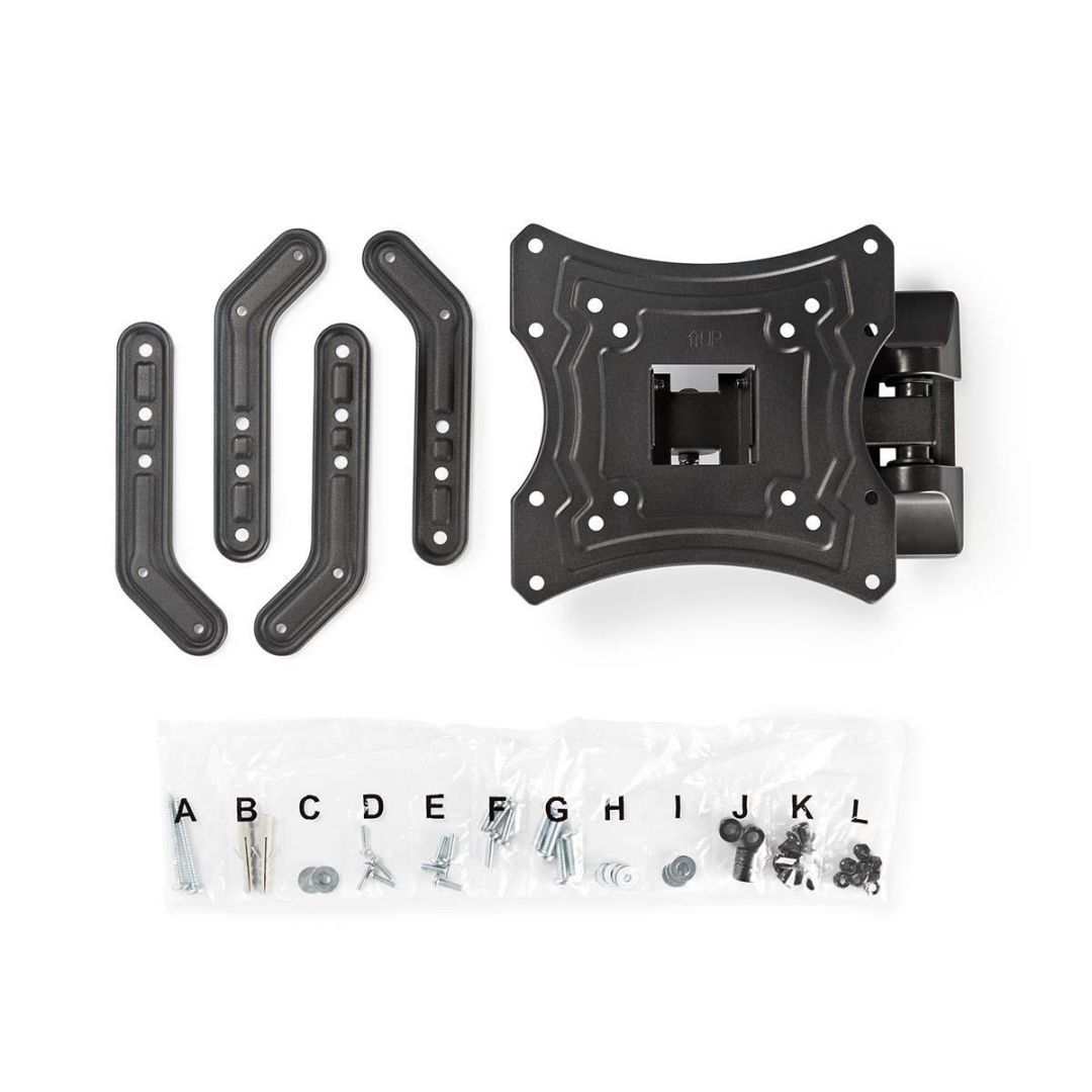 Nedis Full Motion TV Wall Mount 23"-55" Black