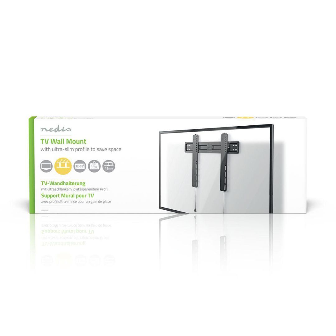 Nedis Fixed TV Wall Mount 32"-55" Black