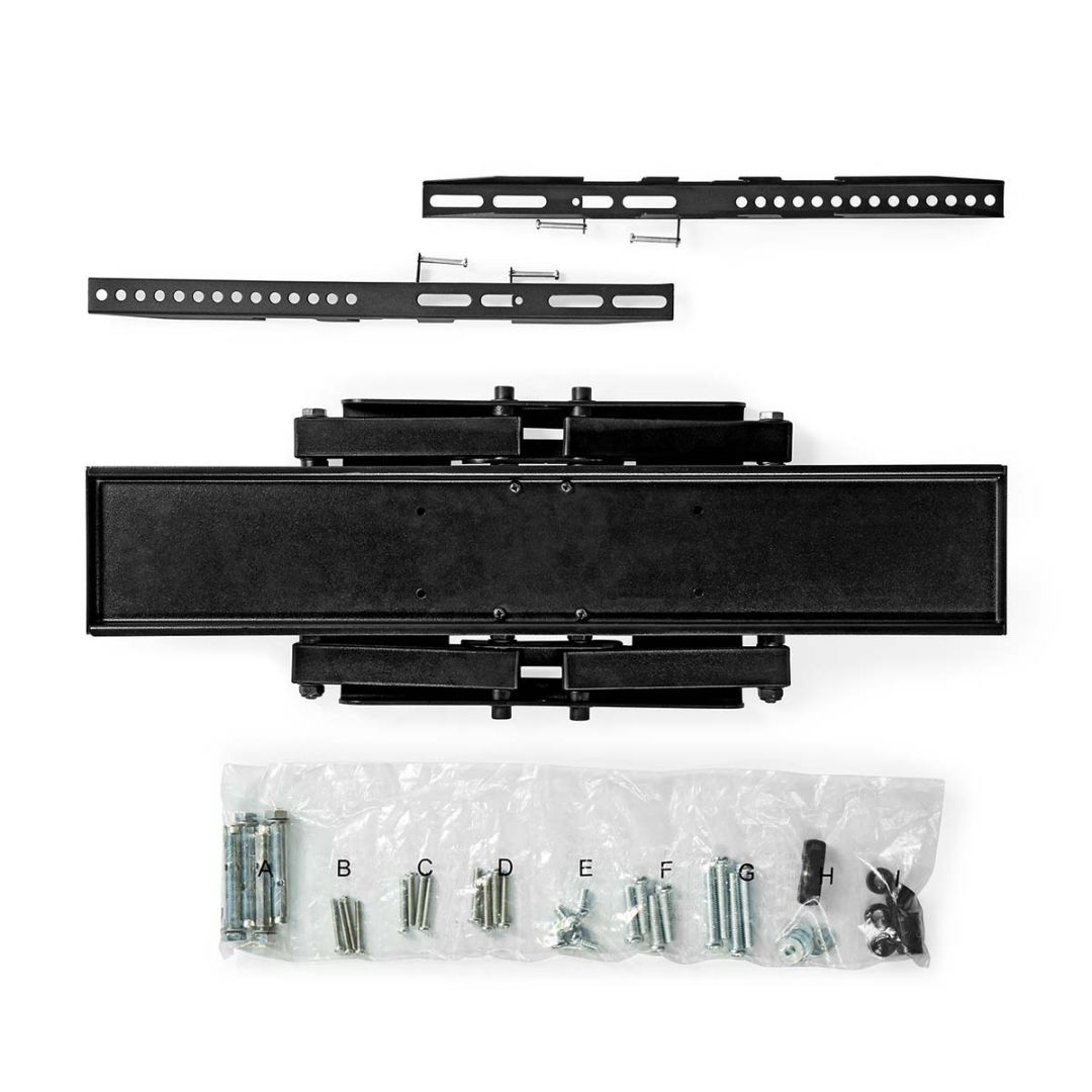 Nedis Full Motion TV Wall Mount 37"-80" Black Nedis Full Motion TV Wall Mount 37"-80" Black