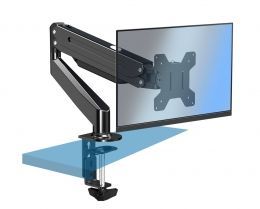 Esperanza Desk Holder with gas spring for computer monitors 17"-27" Fonos