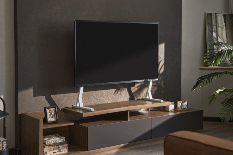 Gembird TVS-D90F-01 Tabletop TV stand 45"-90" Black Gembird TVS-D90F-01 Tabletop TV stand 45"-90" Black