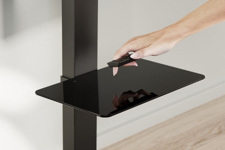 Gembird TVS-86ST-01 TV floor stand 43"-86" Black