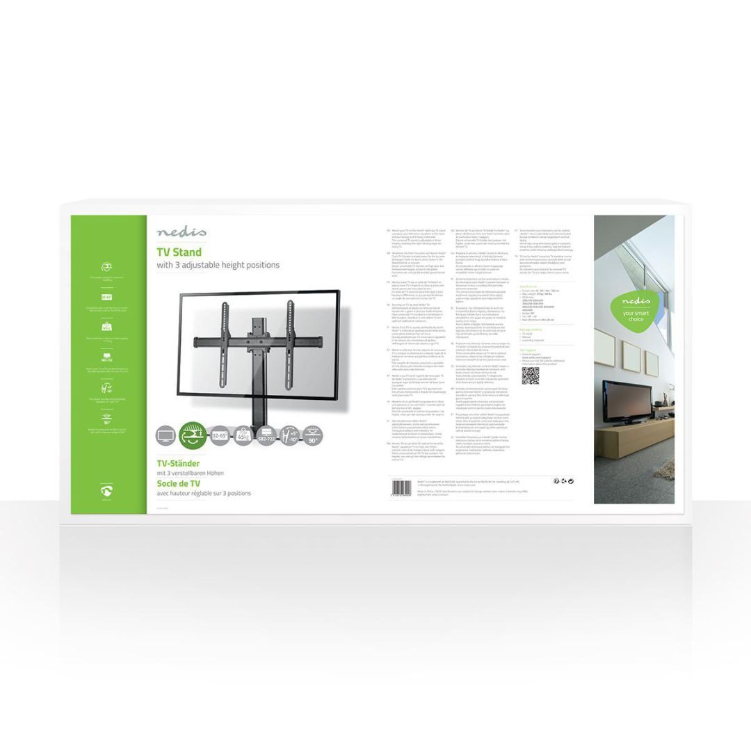 Nedis Full Motion TV Stand 32"-65" Black