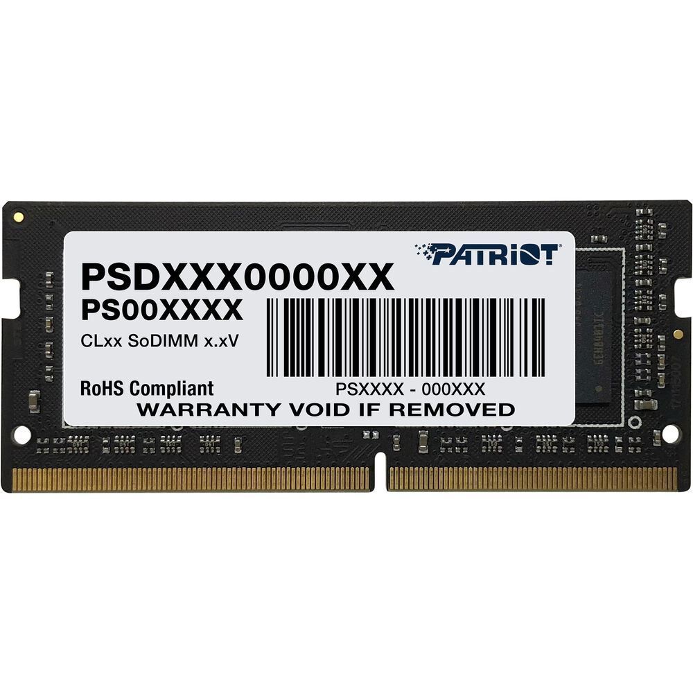 Patriot 16GB DDR4 2666MHz SODIMM Signature Line Patriot 16GB DDR4 2666MHz SODIMM Signature Line