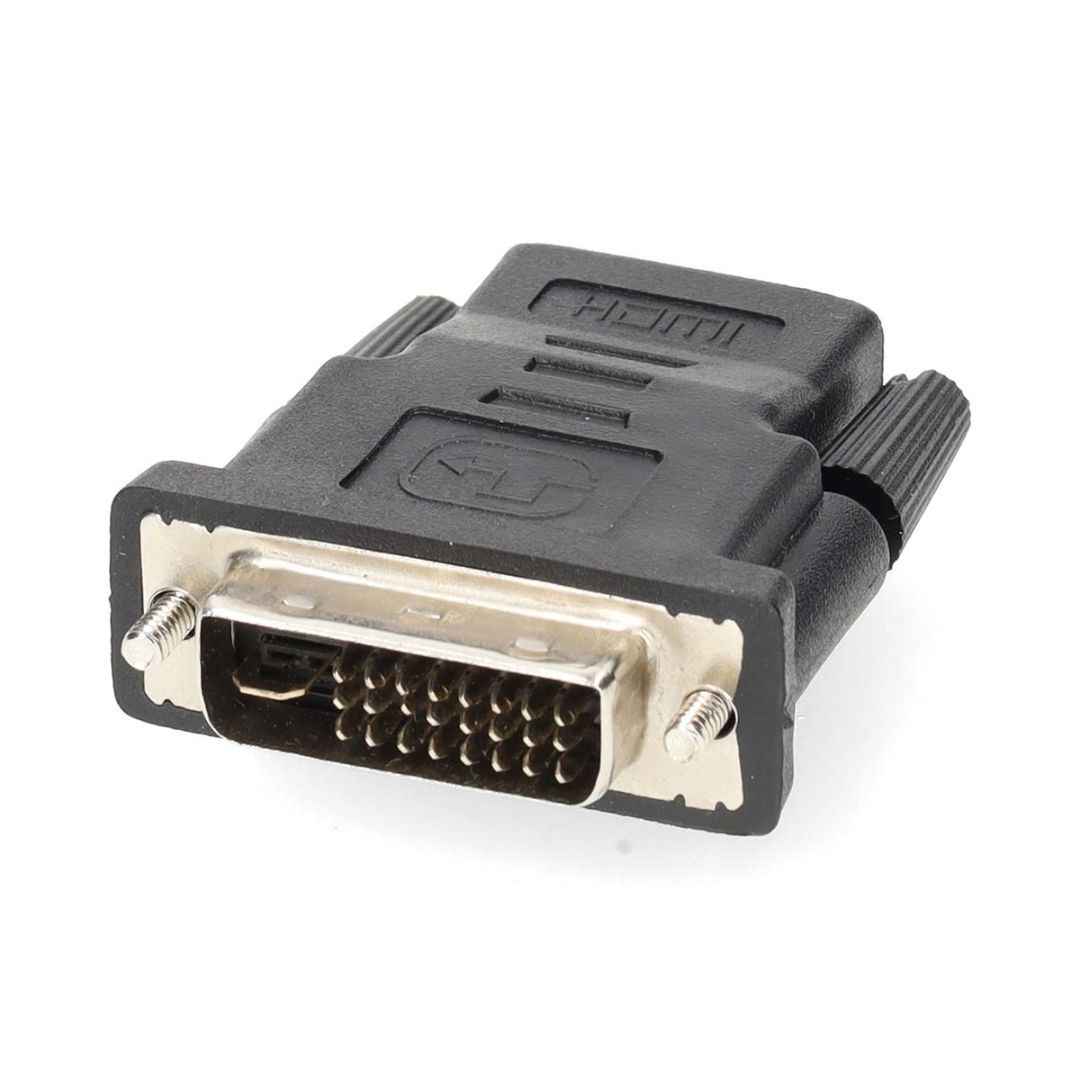 Nedis DVI-D 24+1-Pin Male to HDMI Output Black Nedis DVI-D 24+1-Pin Male to HDMI Output Black