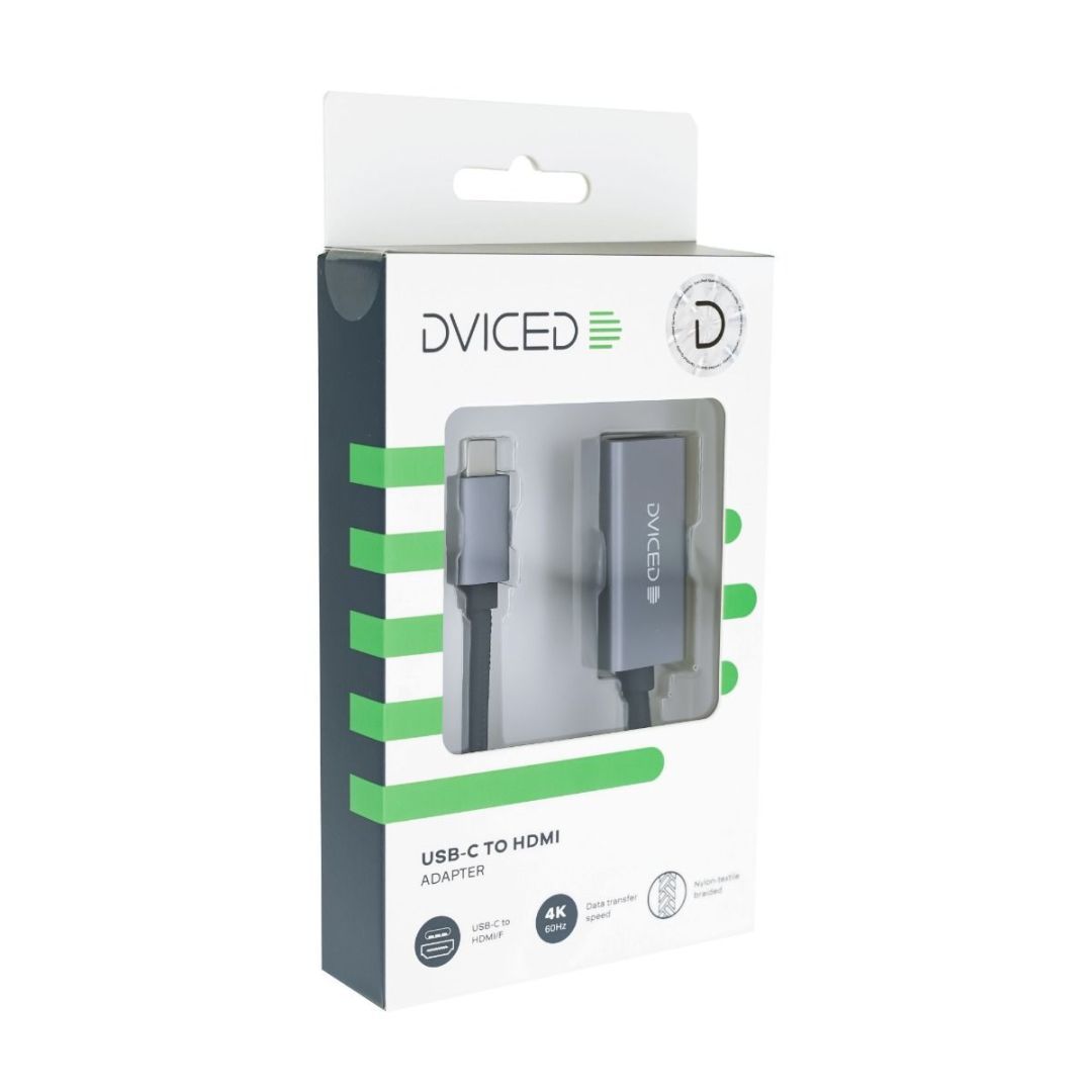 Dviced USB-C to HDMI Adapter Grey Dviced USB-C to HDMI Adapter Grey