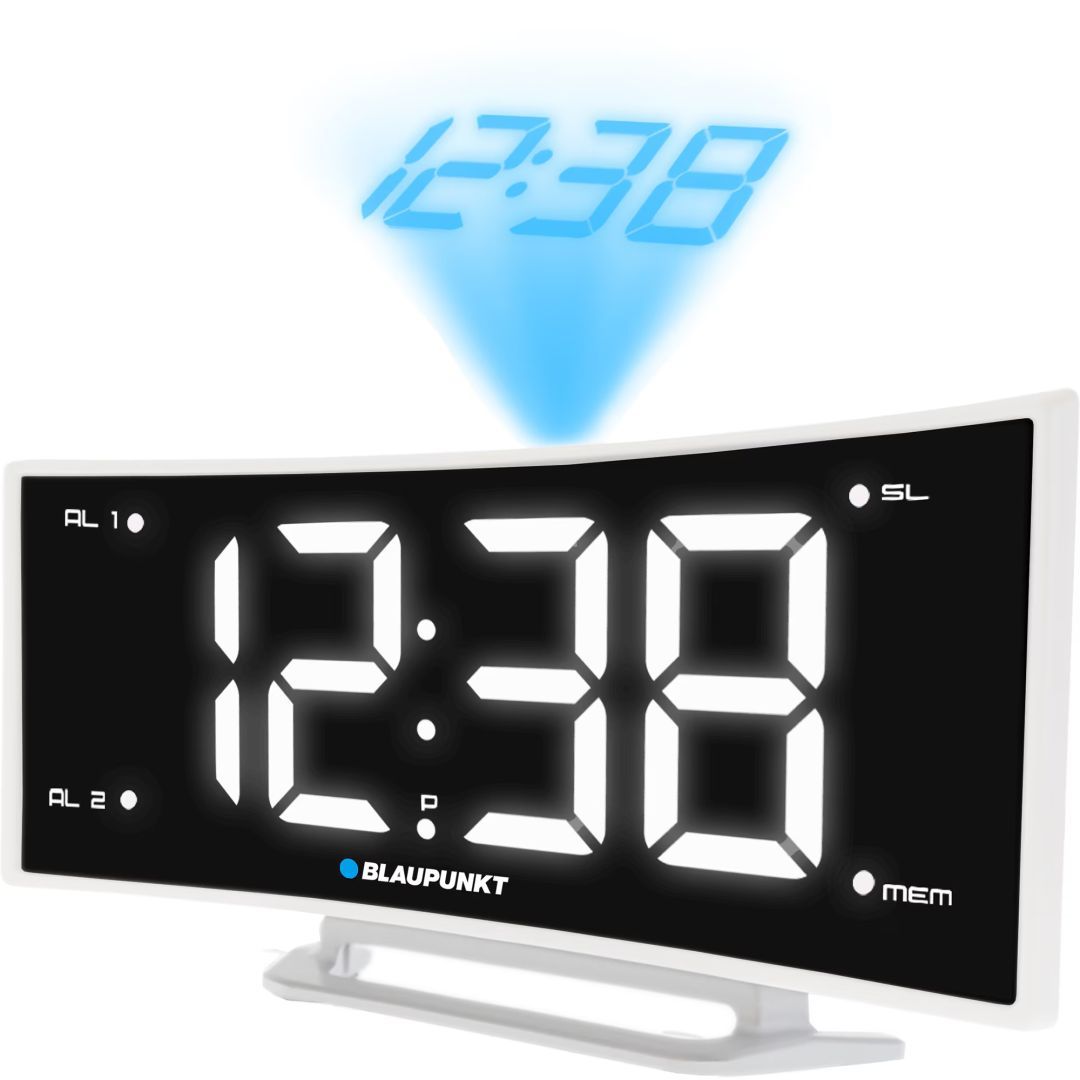 Blaupunkt CRP7WH Radio Clock Black/White Blaupunkt CRP7WH Radio Clock Black/White