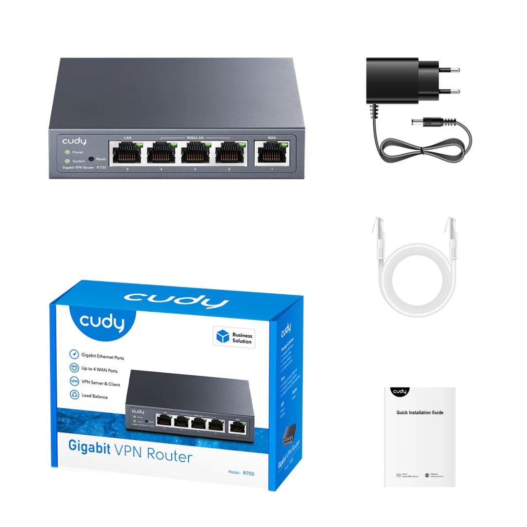 Cudy Gigabit Multi-WAN VPN Ruter Cudy Gigabit Multi-WAN VPN Ruter