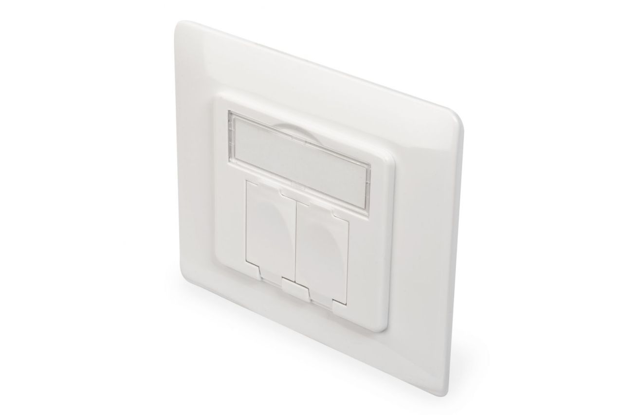 Digitus DN-93831 kapcsolókeret és vakdugó White Digitus DN-93831 kapcsolókeret és vakdugó White