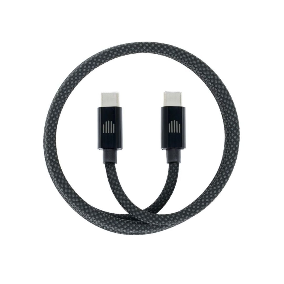 Dviced USB-C to USB-C Magnetic Braided Cable 1,25m Dark Grey Dviced USB-C to USB-C Magnetic Braided Cable 1,25m Dark Grey