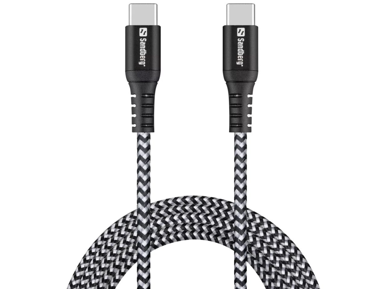 Sandberg Survivor USB-C Cable 100W 2m Black Sandberg Survivor USB-C Cable 100W 2m Black