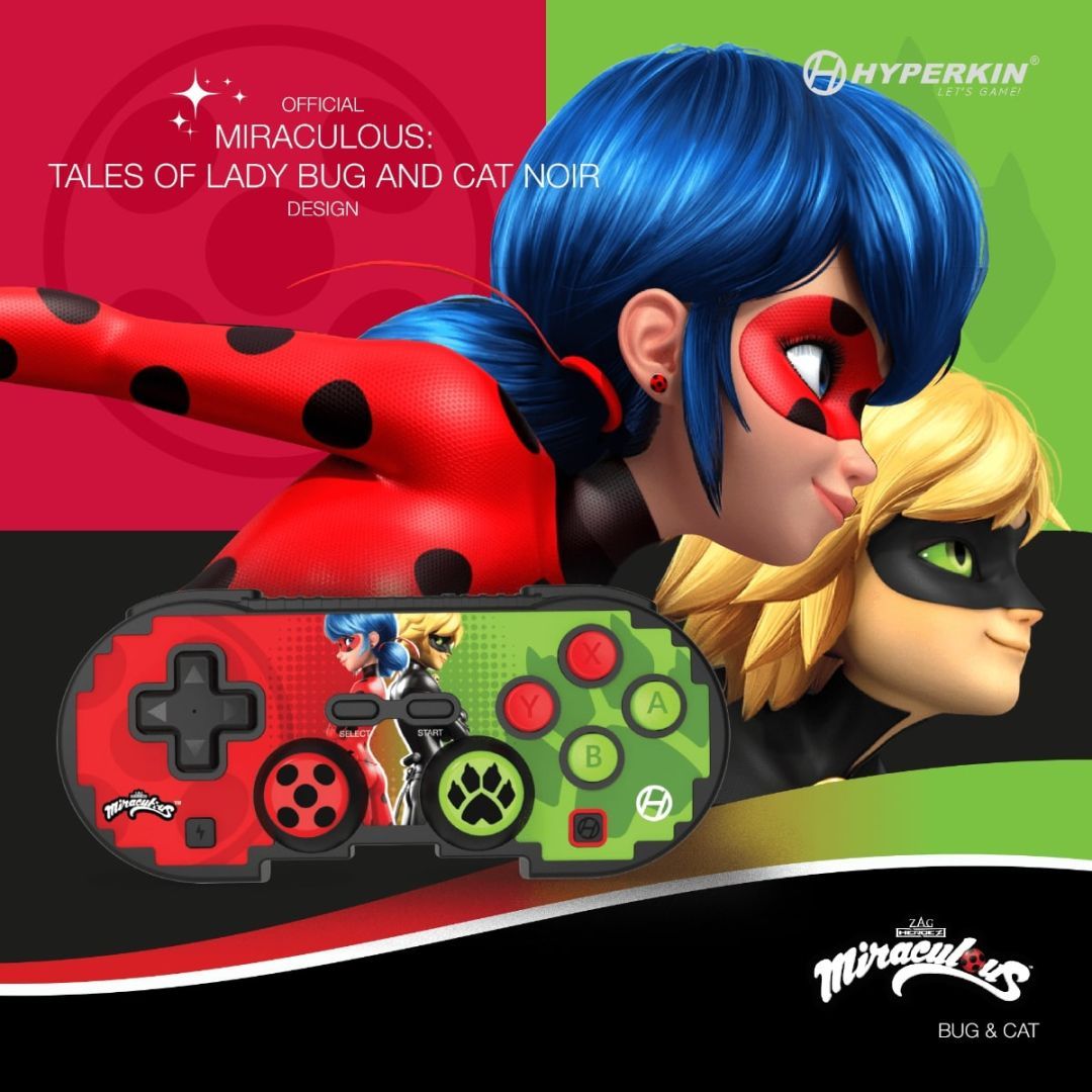 HYPERKIN Pixel Art Official Miraculous Edition (Ladybug & Cat) Gamepad HYPERKIN Pixel Art Official Miraculous Edition (Ladybug & Cat) Gamepad