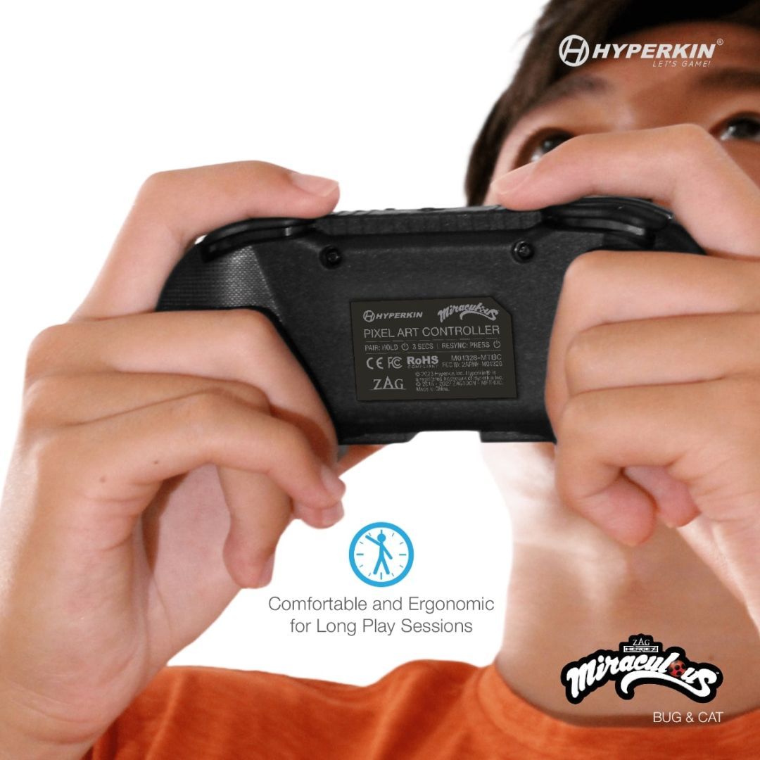 HYPERKIN Pixel Art Official Miraculous Edition (Ladybug & Cat) Gamepad HYPERKIN Pixel Art Official Miraculous Edition (Ladybug & Cat) Gamepad