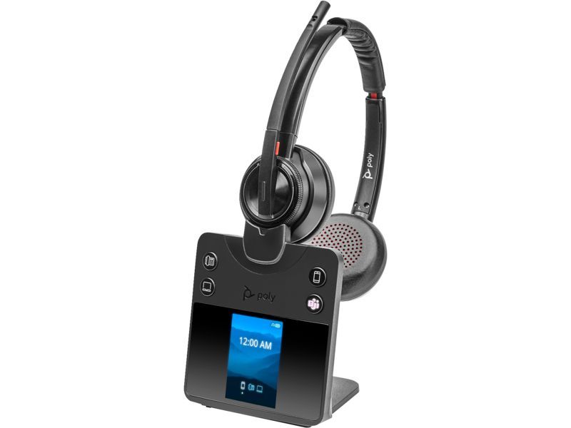 Poly Plantronics Savi 8420-M Office Wireless DECT Headset Black Poly Plantronics Savi 8420-M Office Wireless DECT Headset Black