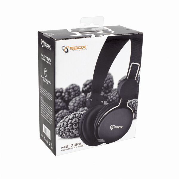 SBOX HS-736 headphones Black SBOX HS-736 headphones Black