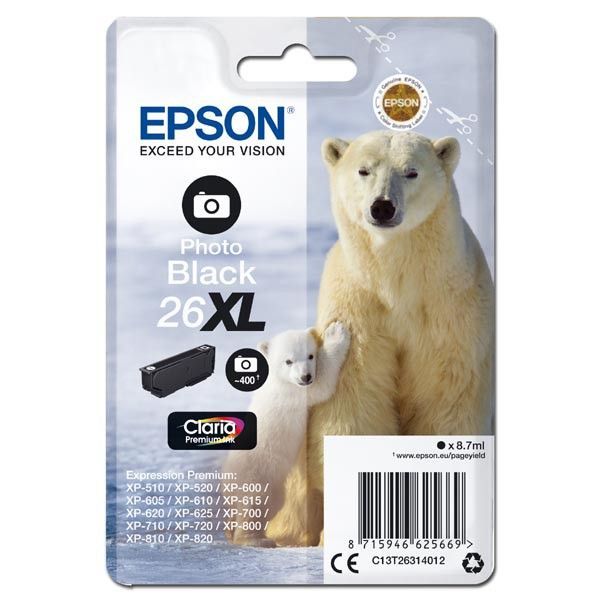 Epson T2631 (26XL) Photo Black Epson T2631 (26XL) Photo Black
