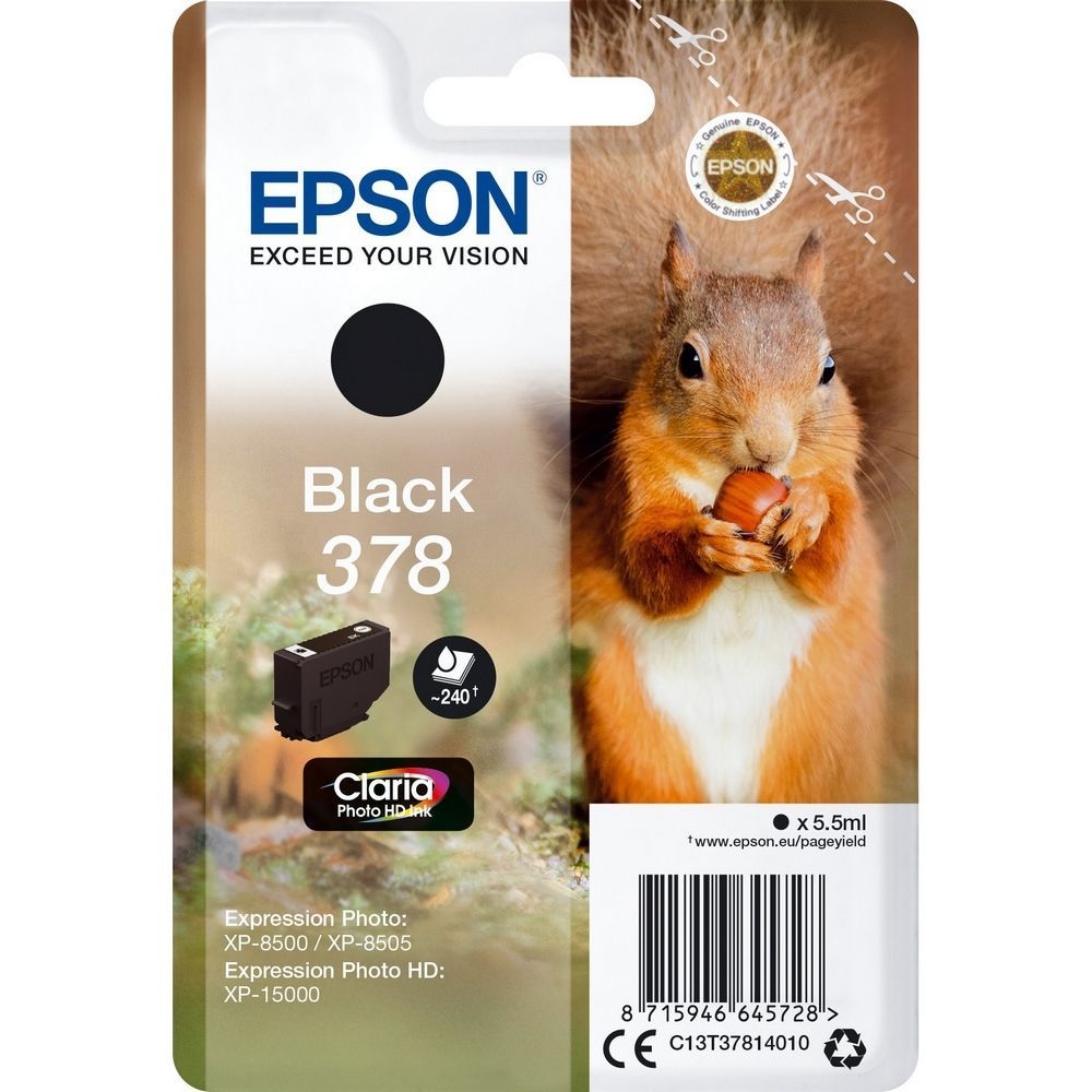 Epson T3781 (378) Black tintapatron Epson T3781 (378) Black tintapatron