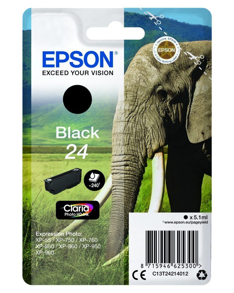 Epson T2421 (24) Black tintapatron Epson T2421 (24) Black tintapatron