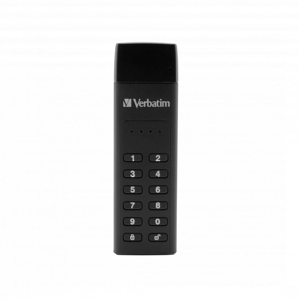 Verbatim 128GB Keypad Secure USB3.2 Black Verbatim 128GB Keypad Secure USB3.2 Black