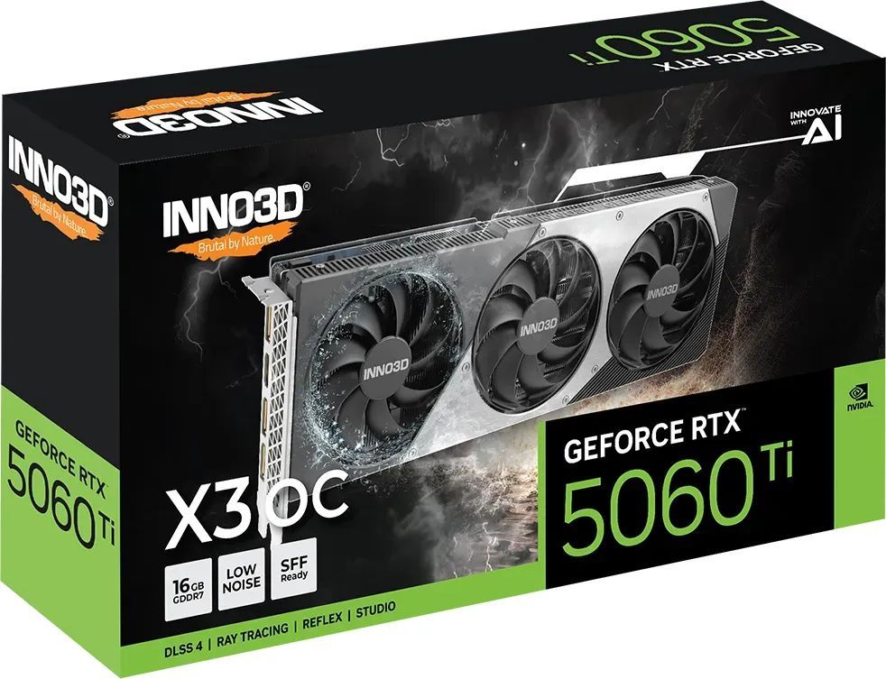 Inno3D GeForce RTX5060 Ti 16GB X3 OC Inno3D GeForce RTX5060 Ti 16GB X3 OC