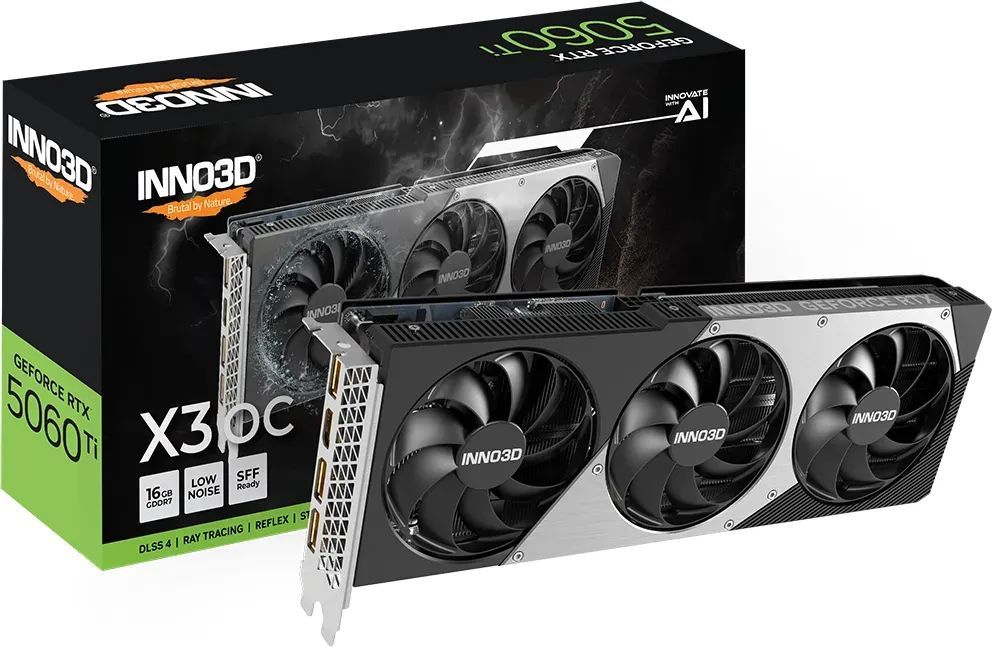 Inno3D GeForce RTX5060 Ti 16GB X3 OC Inno3D GeForce RTX5060 Ti 16GB X3 OC