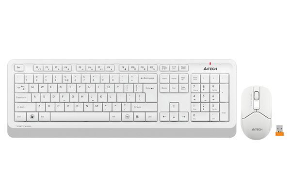 A4-Tech FG1012 Wireless Keyboard Combo White US A4-Tech FG1012 Wireless Keyboard Combo White US