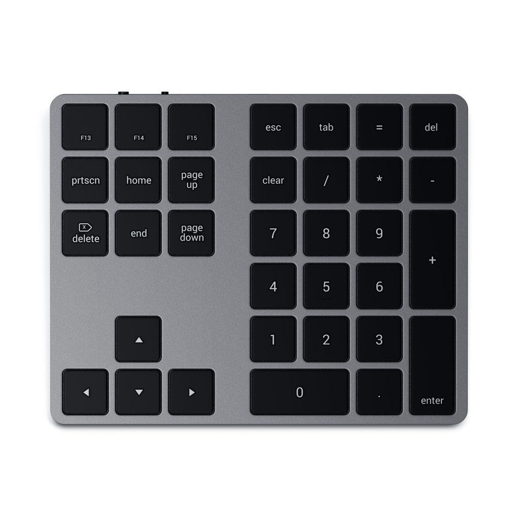 Satechi Aluminum Bluetooth Extended Keypad Space Grey Satechi Aluminum Bluetooth Extended Keypad Space Grey