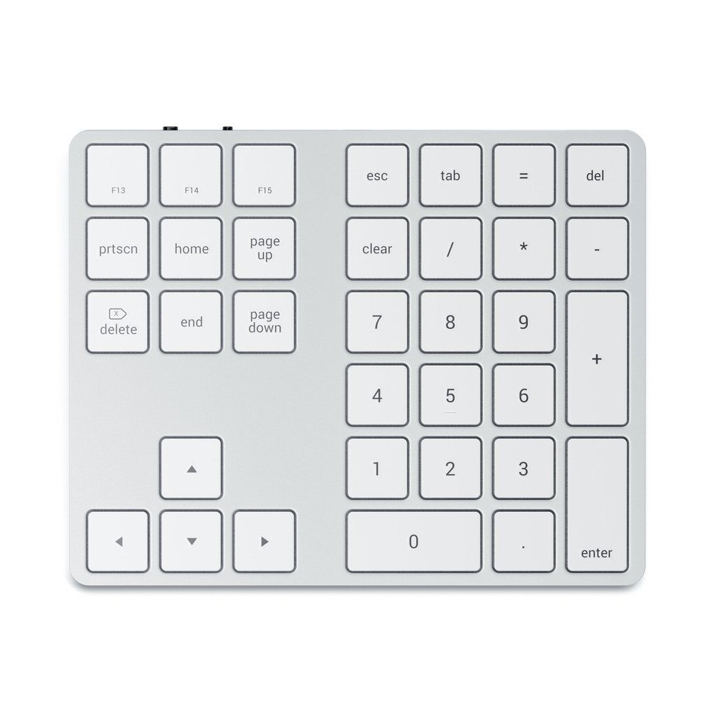 Satechi Aluminum Bluetooth Extended Keypad Silver Satechi Aluminum Bluetooth Extended Keypad Silver