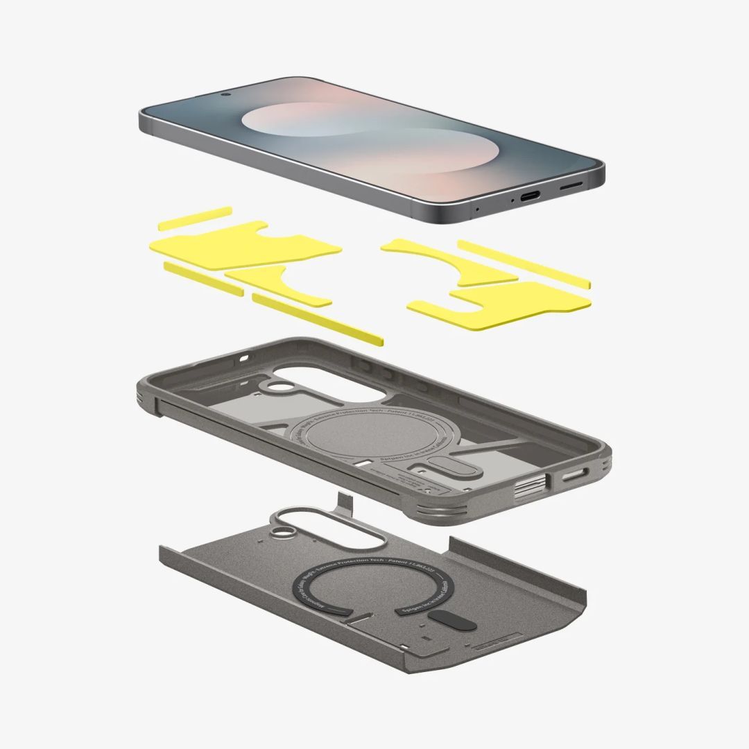 Spigen Tough Armor MagSafe case for Samsung Galaxy S25 FE Gunmetal Spigen Tough Armor MagSafe case for Samsung Galaxy S25 FE Gunmetal