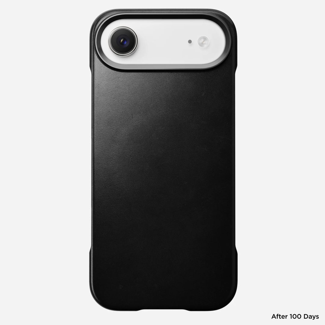 Nomad Traditional Leather (Horween) case for iPhone Air Black