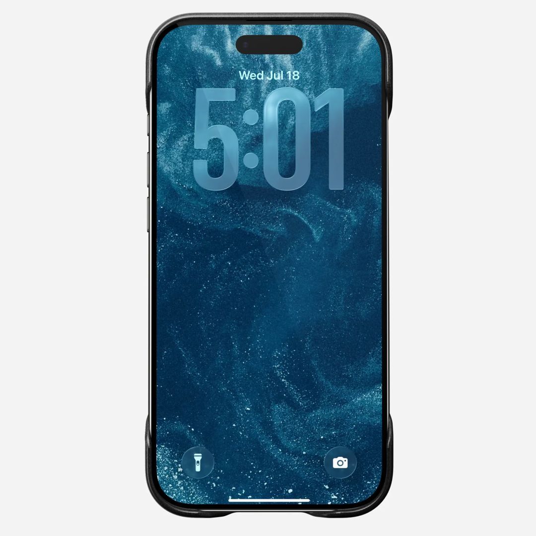 Nomad Traditional Leather (Horween) case for iPhone Air Black