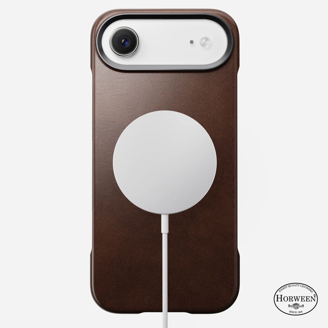 Nomad Traditional Leather (Horween) case for iPhone Air Rustic Brown Nomad Traditional Leather (Horween) case for iPhone Air Rustic Brown