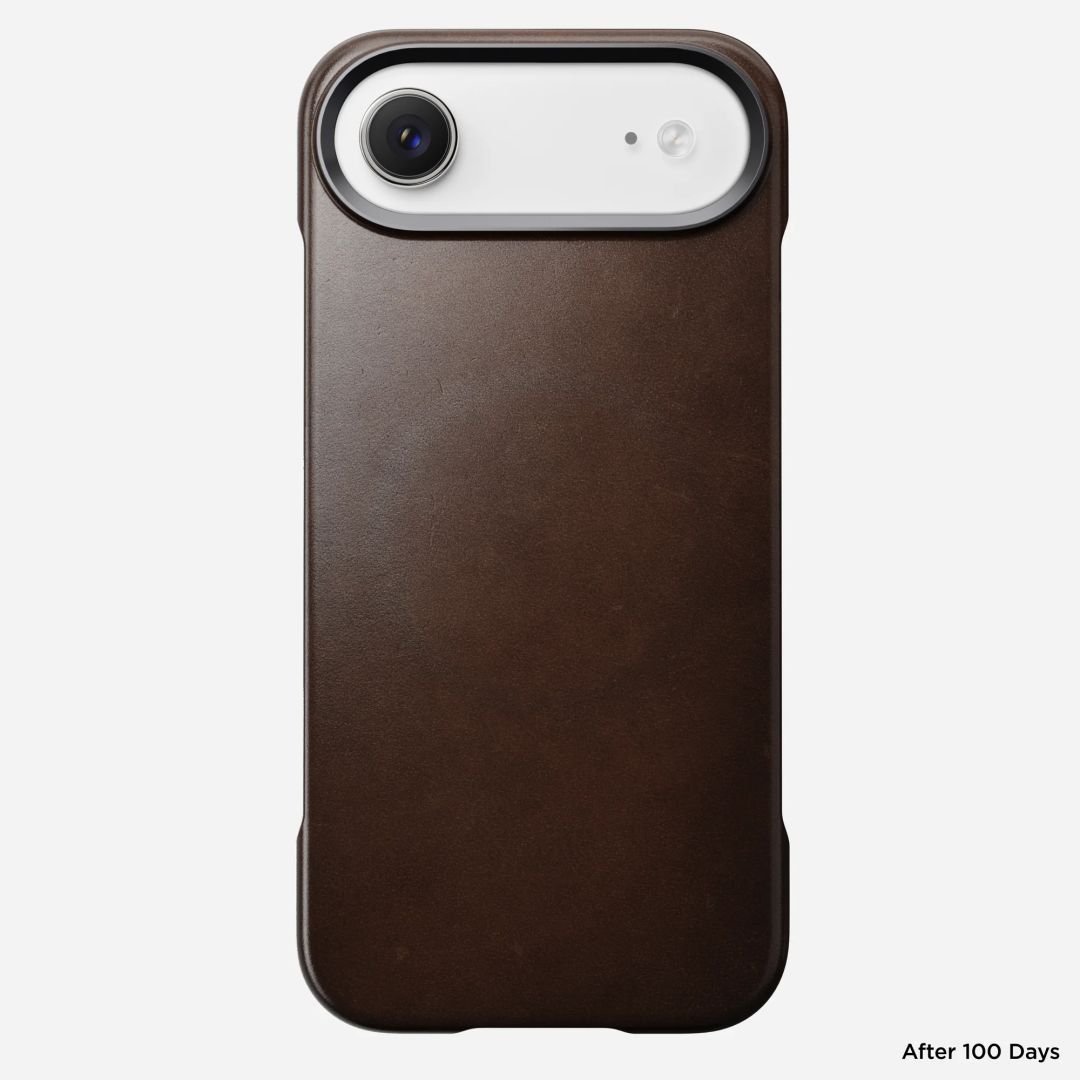 Nomad Traditional Leather (Horween) case for iPhone Air Rustic Brown Nomad Traditional Leather (Horween) case for iPhone Air Rustic Brown