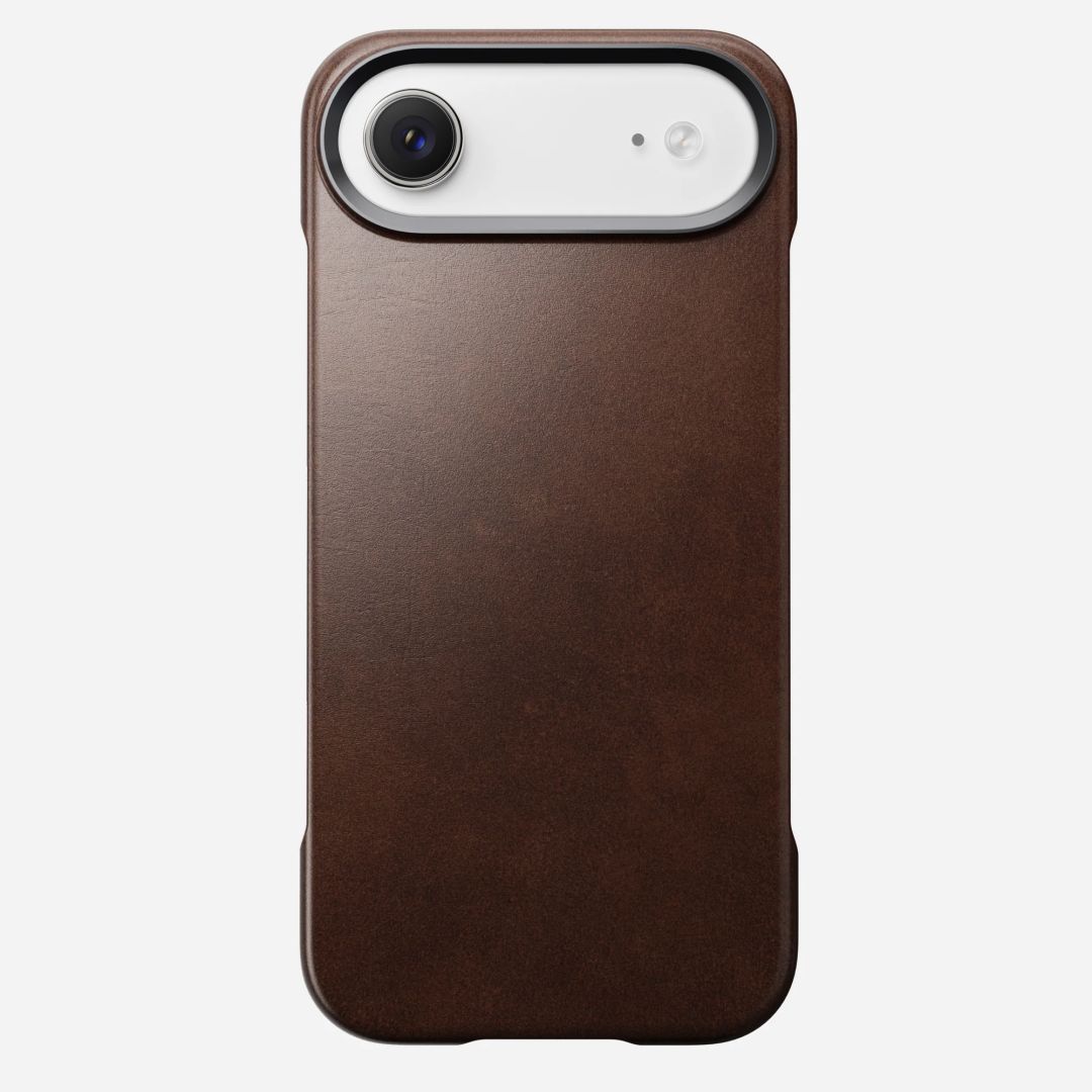 Nomad Traditional Leather (Horween) case for iPhone Air Rustic Brown Nomad Traditional Leather (Horween) case for iPhone Air Rustic Brown