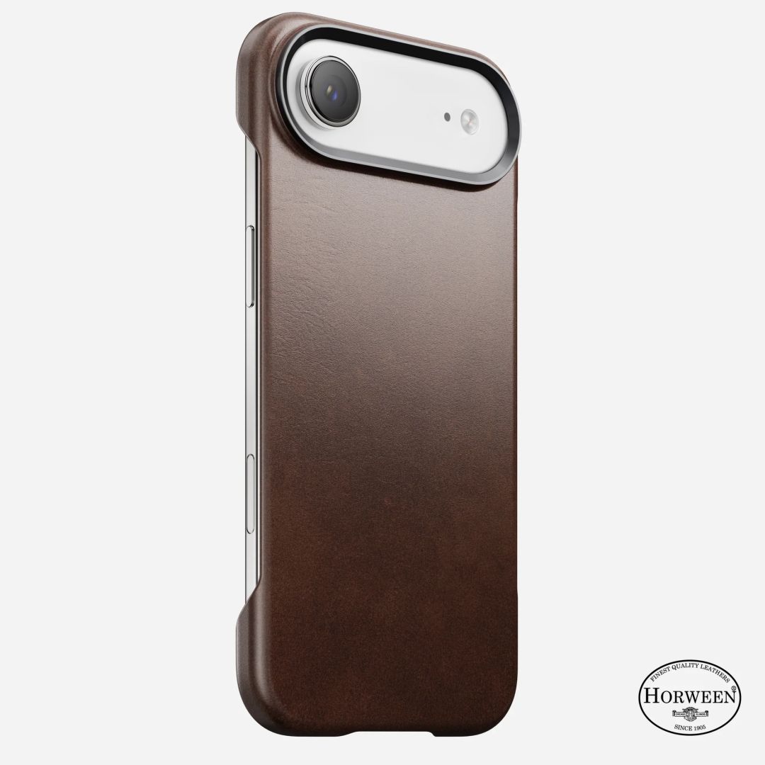 Nomad Traditional Leather (Horween) case for iPhone Air Rustic Brown Nomad Traditional Leather (Horween) case for iPhone Air Rustic Brown