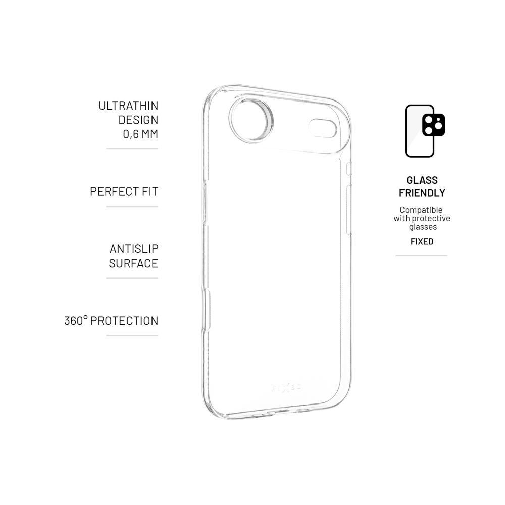 FIXED Story ultravékony TPU telefontok Apple iPhone Air telefonhoz, átlátszó FIXED Story ultravékony TPU telefontok Apple iPhone Air telefonhoz, átlátszó