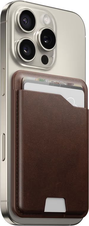 Nomad Leather Mag Wallet with Find My Tracking Brown Nomad Leather Mag Wallet with Find My Tracking Brown