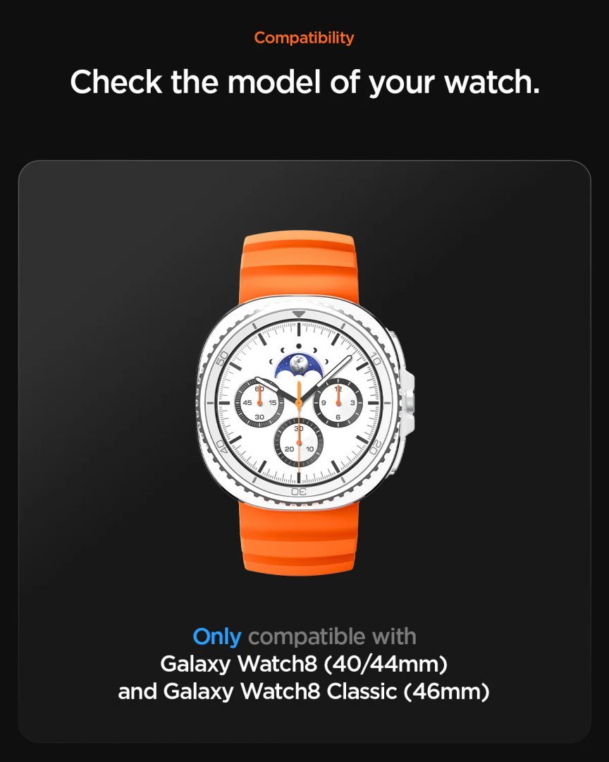 Spigen Silicone Band for Samsung Galaxy Watch 8 46mm/44mm/40mm Orange Spigen Silicone Band for Samsung Galaxy Watch 8 46mm/44mm/40mm Orange