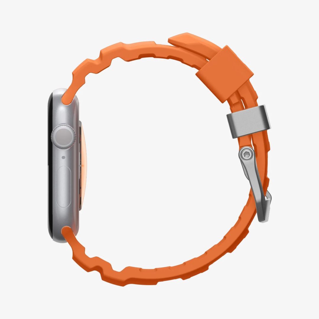 Spigen Silicone Band for Apple Watch 49mm/46mm/45mm/44mm Orange