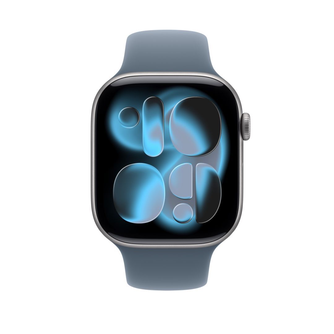 Apple Watch 46mm Band: Seasonal Sport Band M/L Anchor Blue